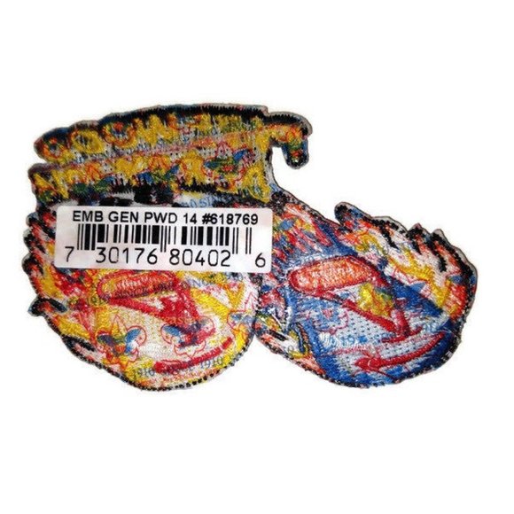 2014 Cub Scouts Pinewood Derby Patch ScoutStuff BSA Boy Scouts of America - Picture 2 of 4